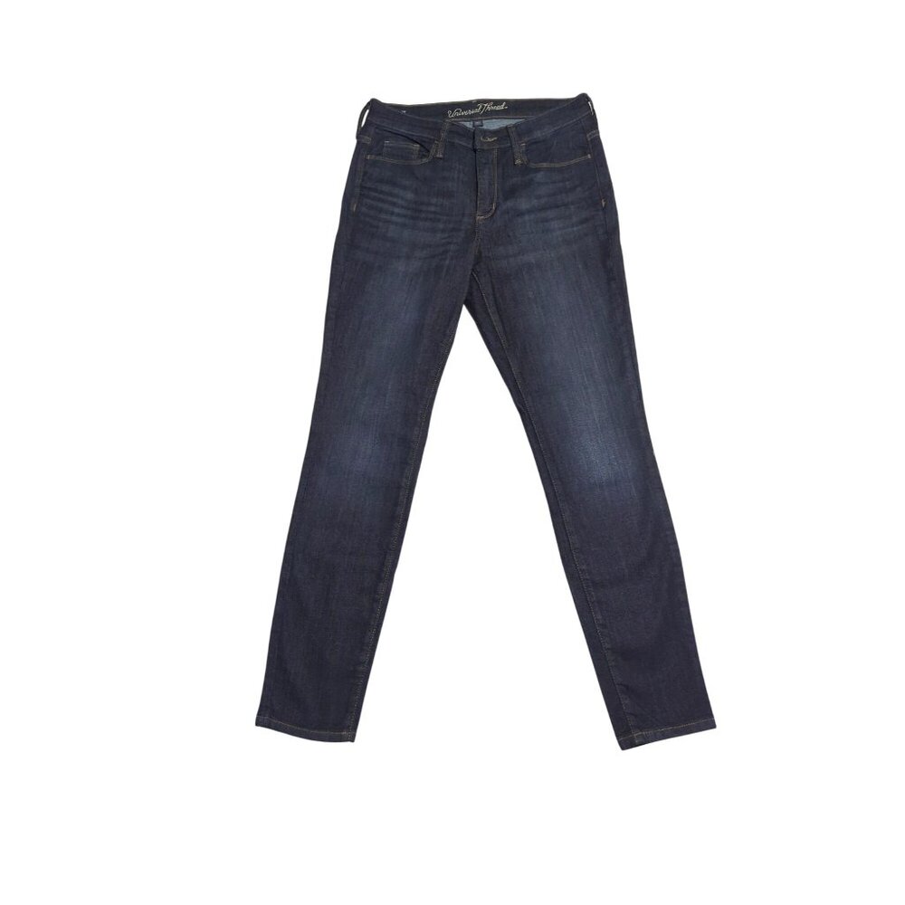 Universal Thread High-Rise Skinny Jeans 6/28R Womens Denim Dark Wash Cotton Blen